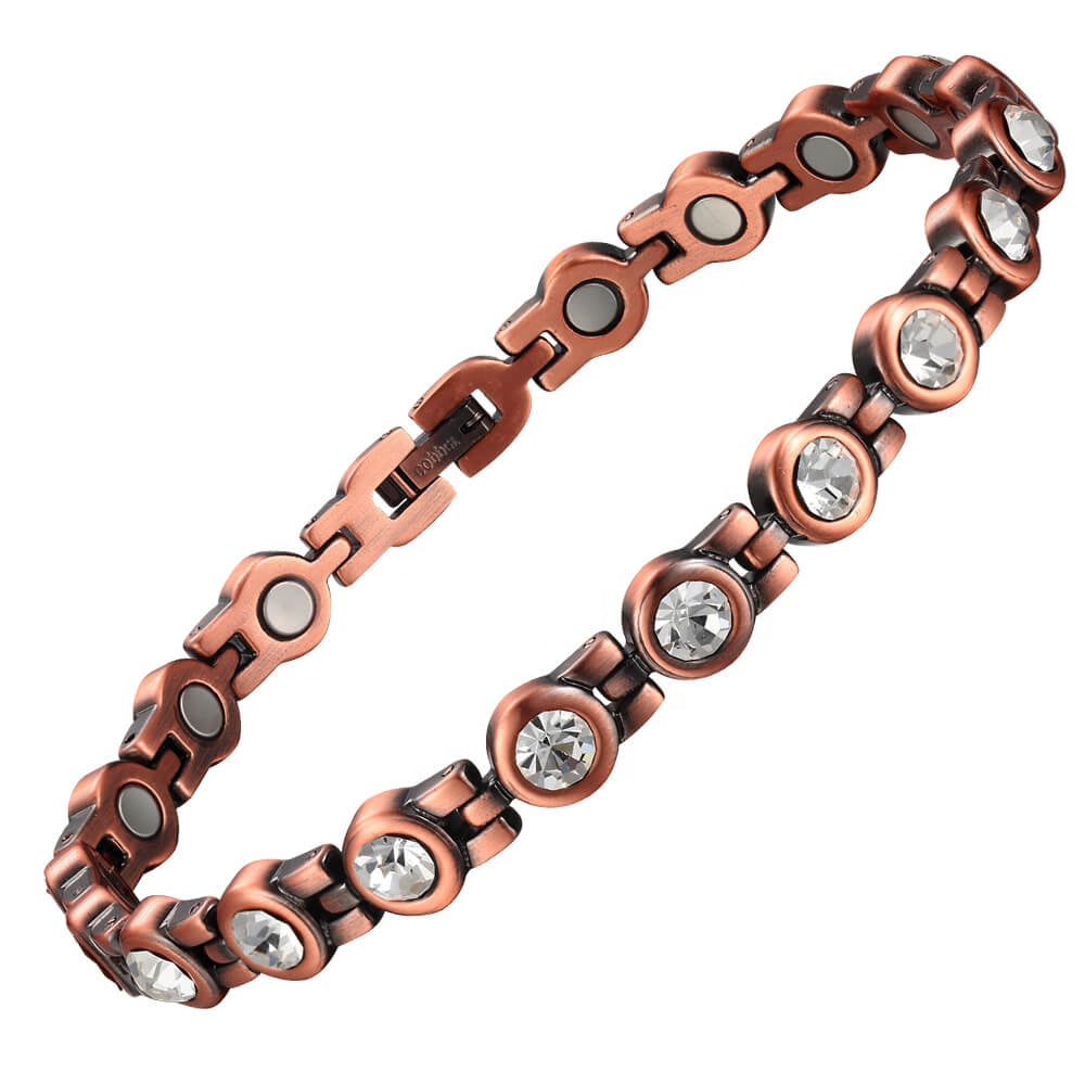 My Copper, Dancing Beauty Magnetic Therapy Bracelets and Anklets with Free Link Removal Tool