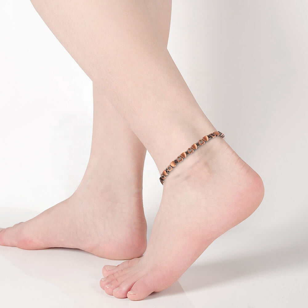 My Copper, Dancing Beauty Magnetic Therapy Bracelets and Anklets with Free Link Removal Tool