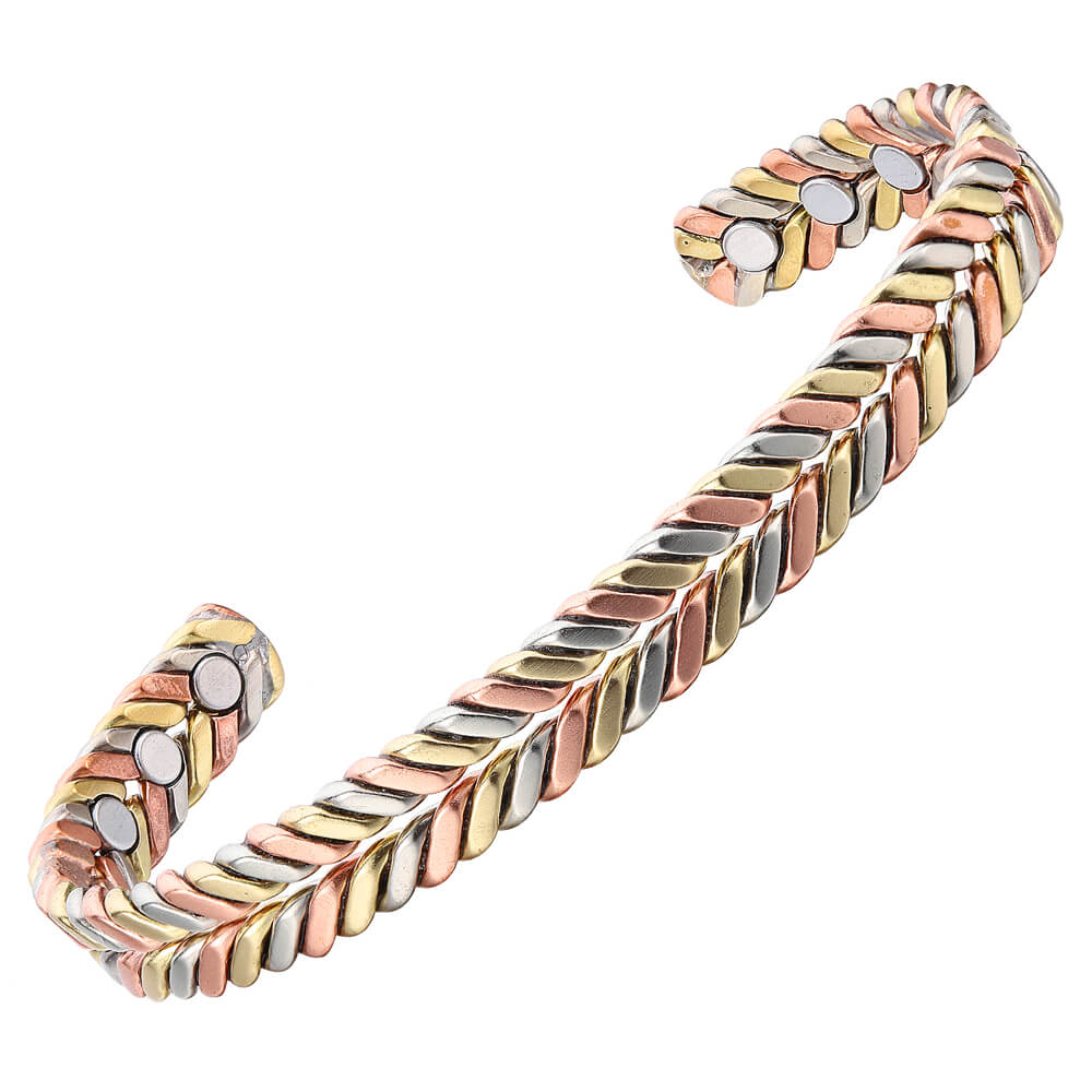 My Copper, Three Color Pure Copper Magnetic Therapy Bracelet, Beautiful and Exclusive Fine Design